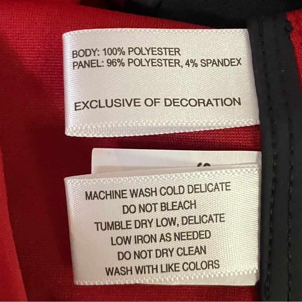 NWT Cutter & Buck CB WeatherTec Windbreaker Full Zip Jacket Mens Medium Red Gray - Picture 13 of 13